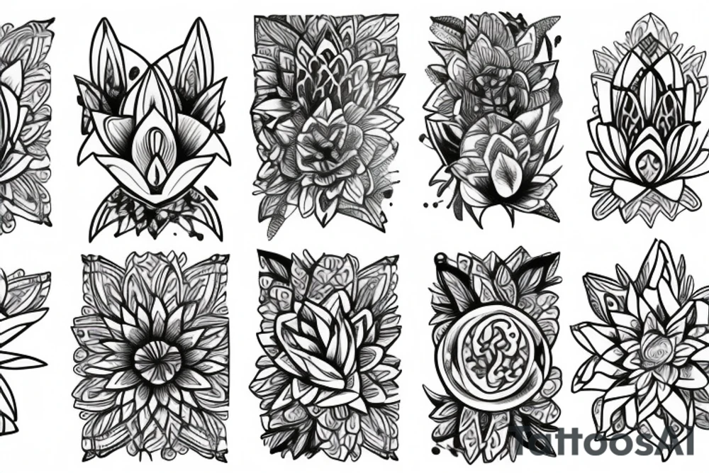 A lotus tattoo idea