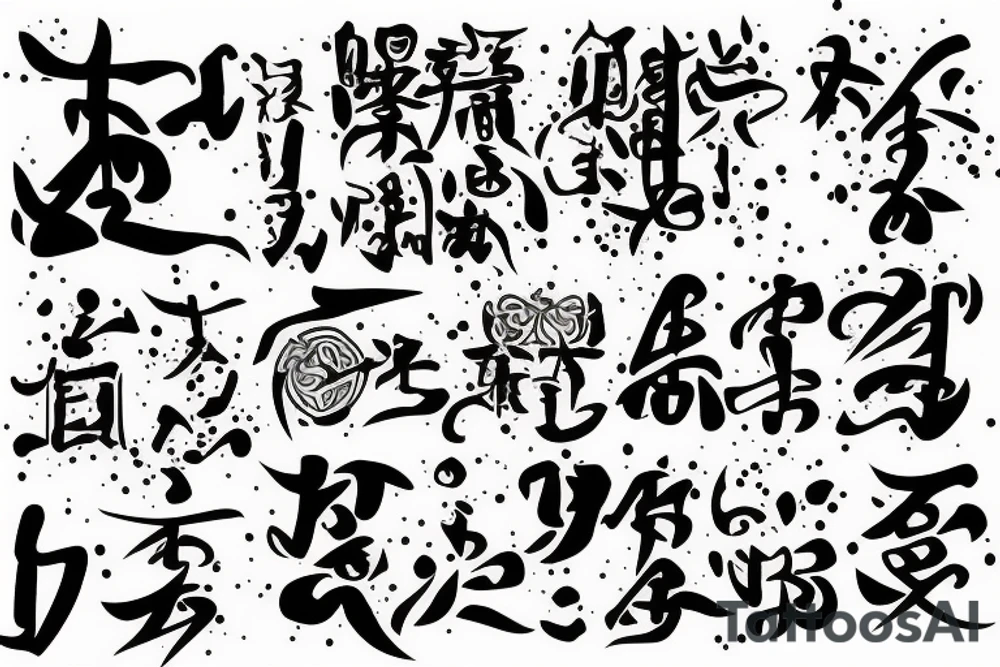 Japanese sentence about bravery tattoo idea