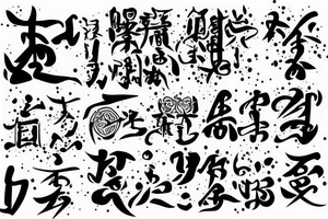 Japanese sentence about bravery tattoo idea