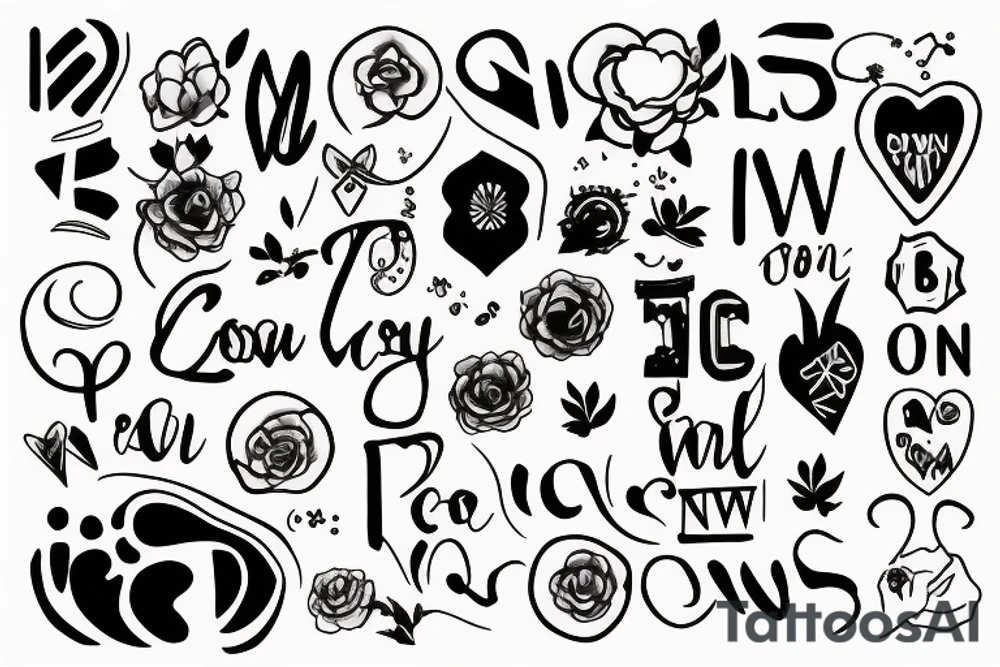 phrase "now." tattoo idea