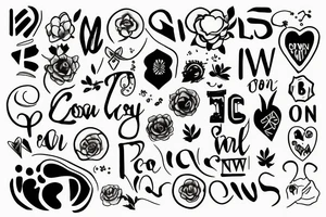 phrase "now." tattoo idea