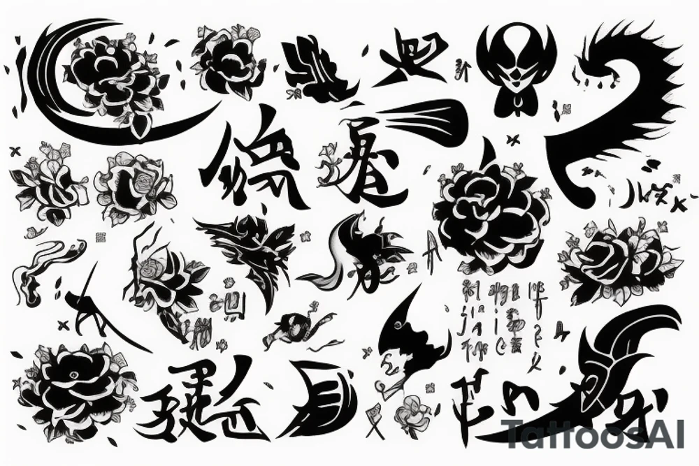 Japanese sentence about bravery tattoo idea