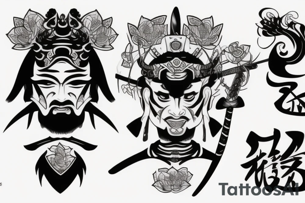 samurai tattoo idea