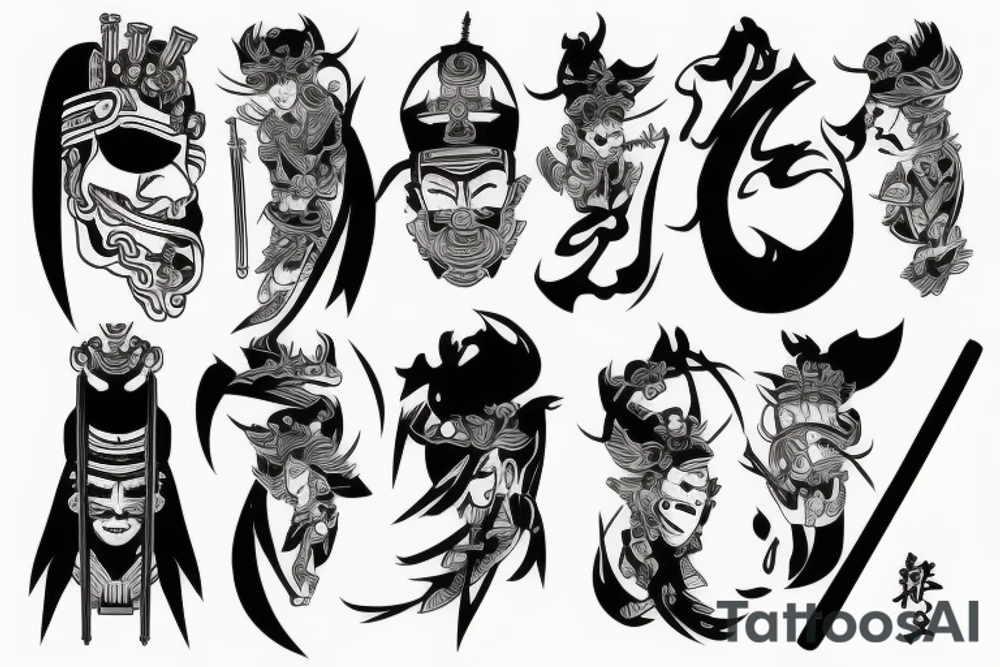 samurai tattoo idea
