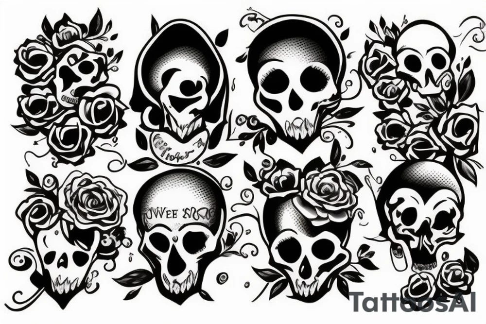 Something romantic tattoo idea