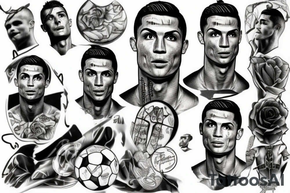 Cristiano ronaldo tattoo idea