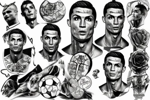 Cristiano ronaldo tattoo idea