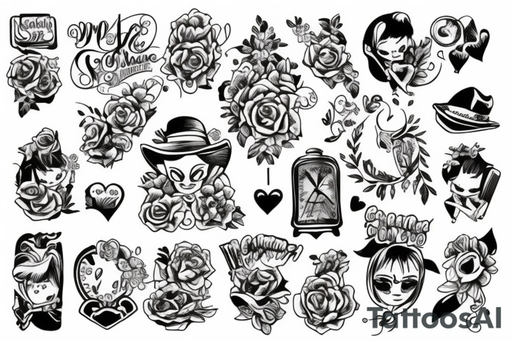 Something romantic tattoo idea