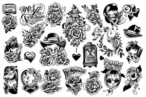 Something romantic tattoo idea