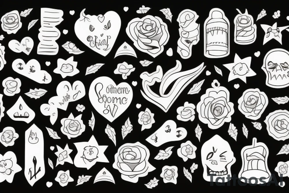 Something romantic tattoo idea