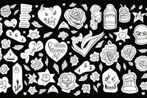 Something romantic tattoo idea