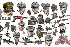 Military tattoo idea