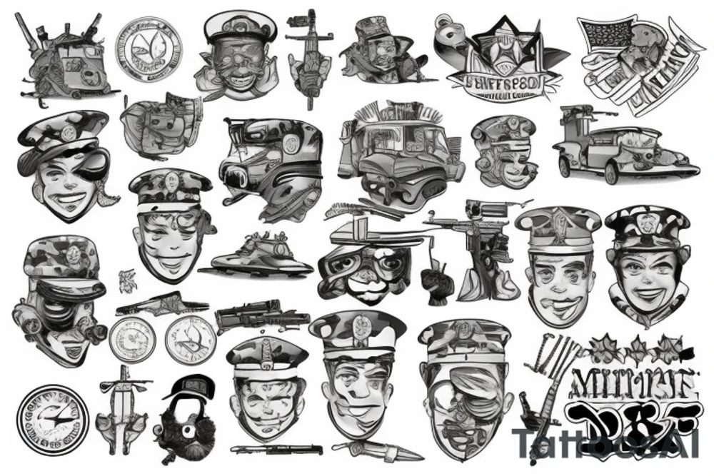 Military tattoo idea