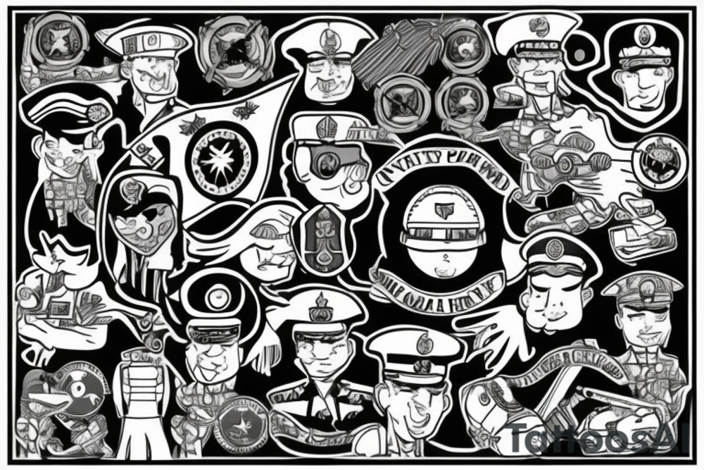 Military tattoo idea