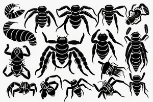 japanese scorpion tattoo idea
