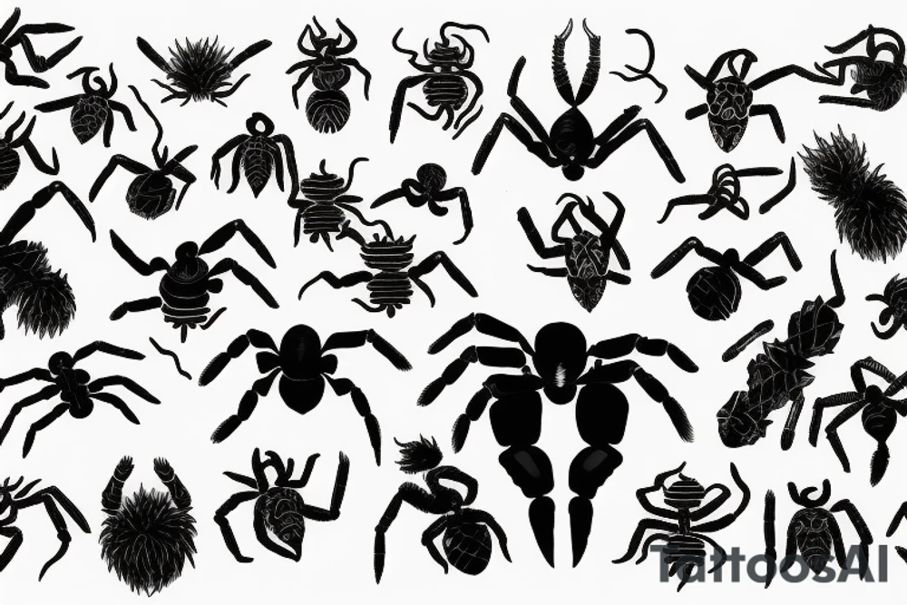 japanese scorpion tattoo idea