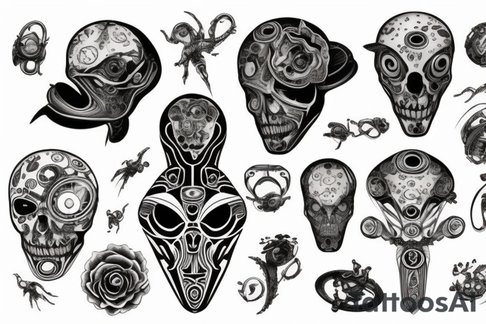 space tattoo idea