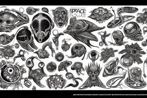 space tattoo idea