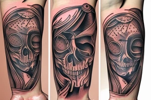 Vessels on hand tattoo idea