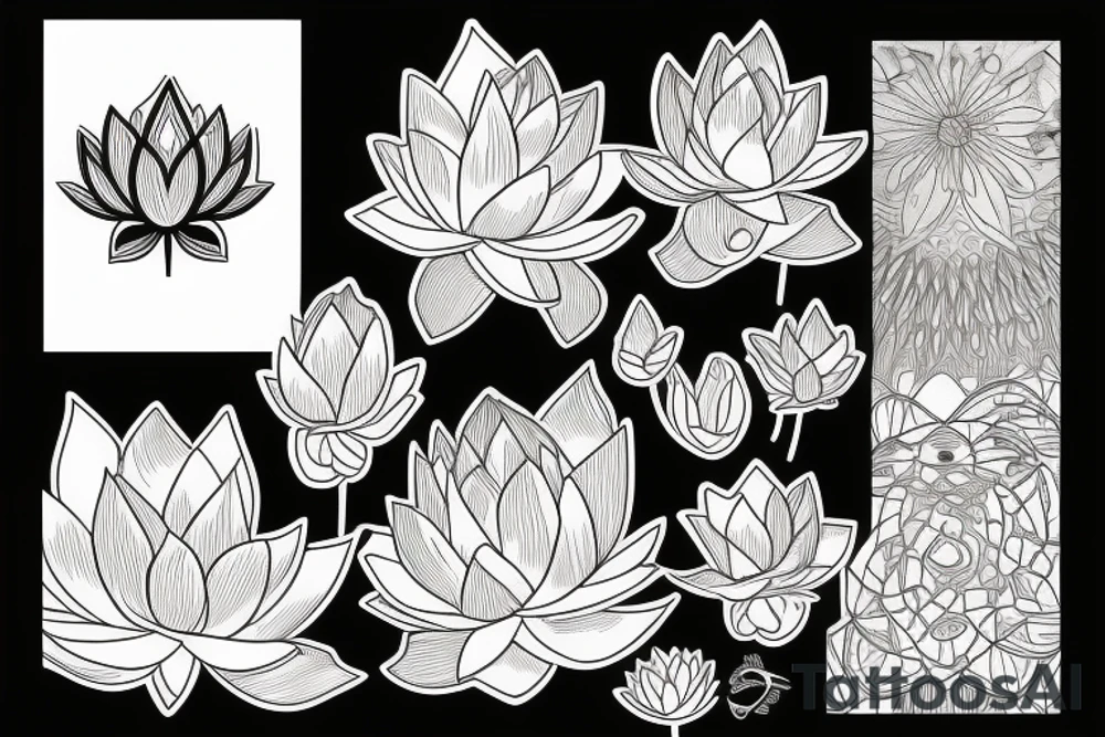 A lotus tattoo idea