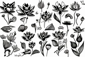 A lotus tattoo idea