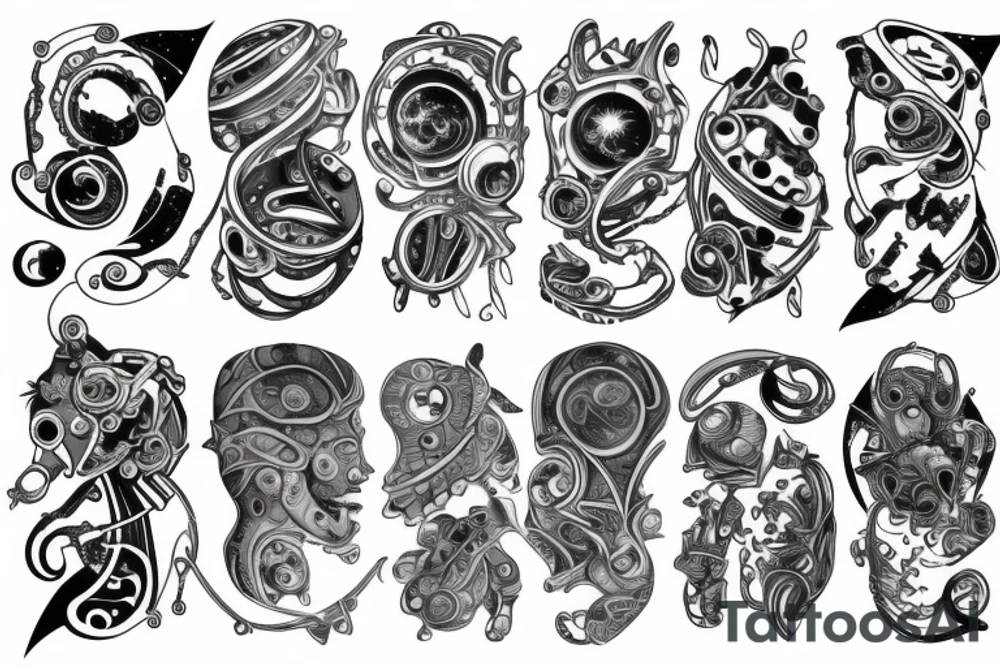 galaxy tattoo idea