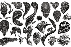 galaxy tattoo idea