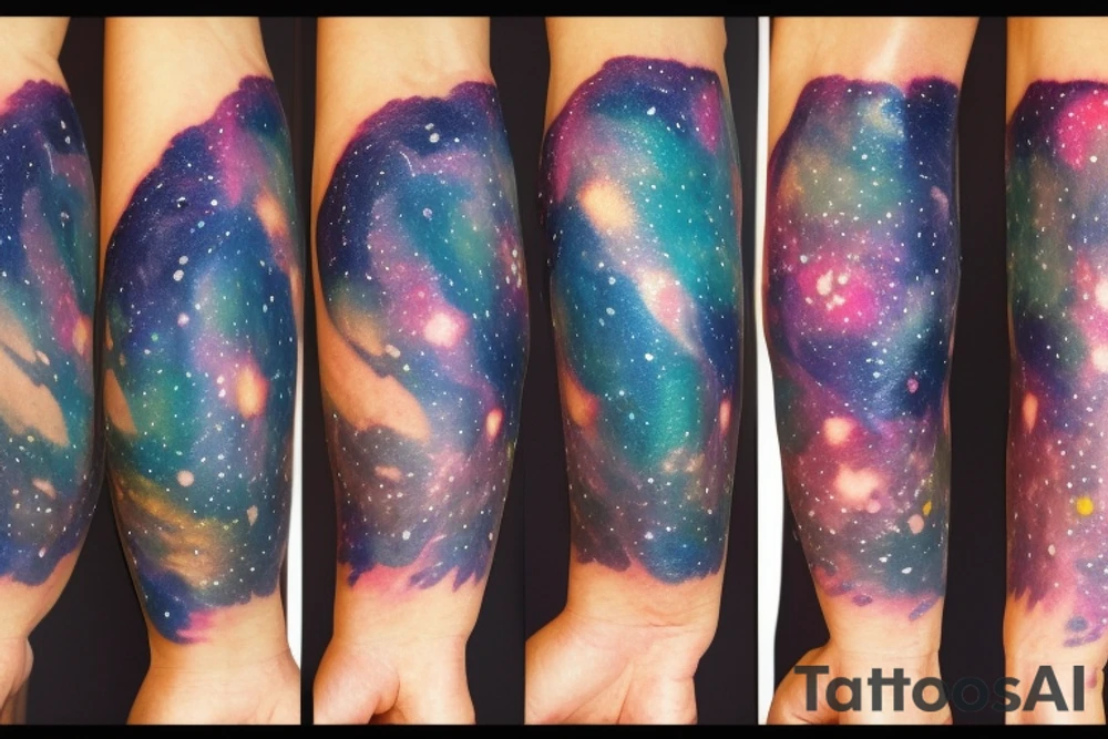 galaxy tattoo idea