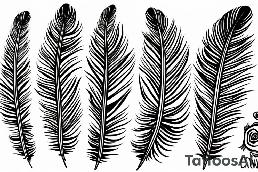 Crow Feather tattoo idea