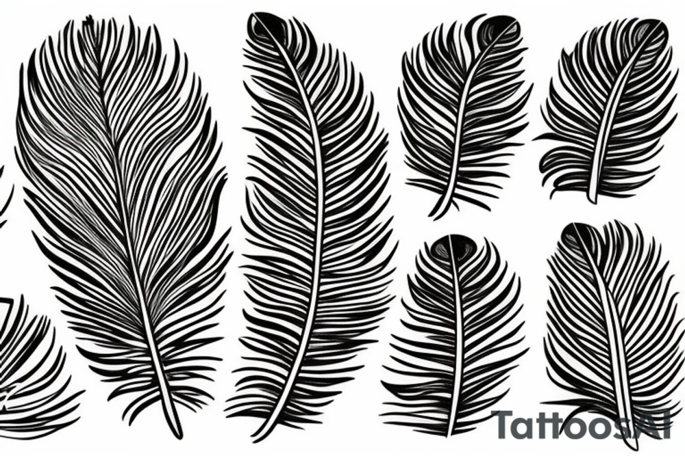 Crow Feather tattoo idea
