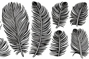 Crow Feather tattoo idea