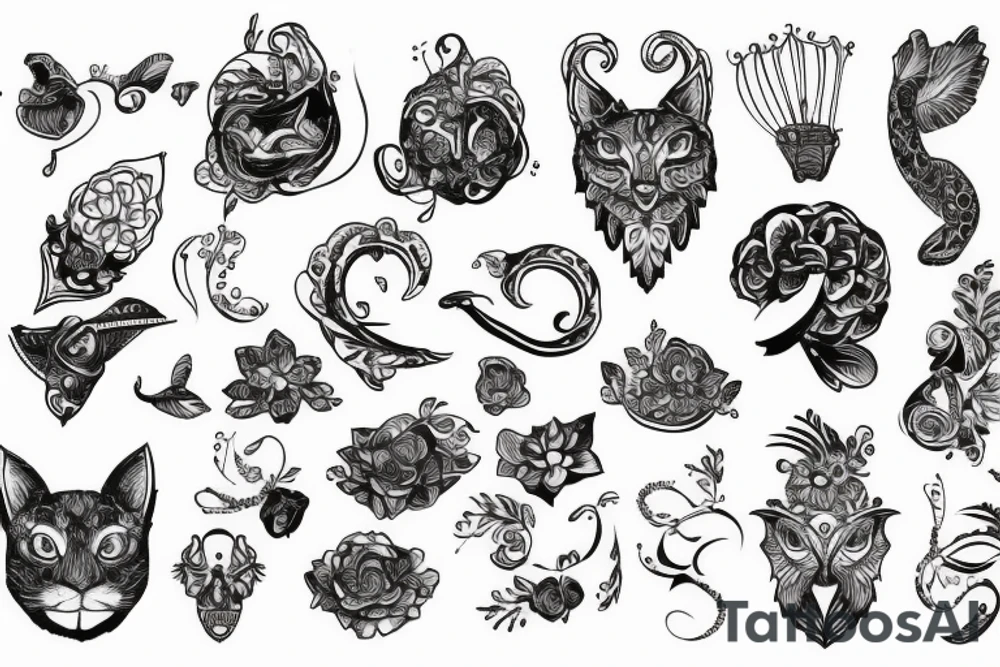 Карп кусает себя за хвост tattoo idea