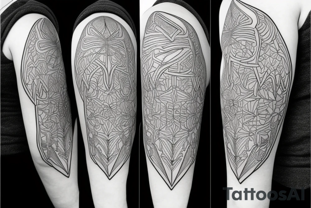 A small wing with the inscription tattoo idea