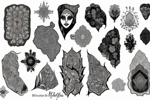 Map of Iran tattoo idea