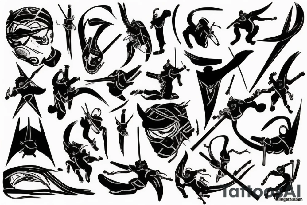 Ninja tattoo idea