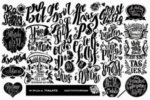 This too shall pass quote tattoo idea