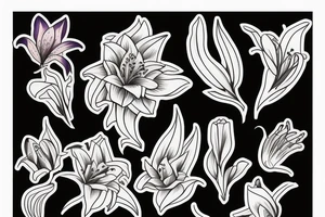 lily flower tattoo idea