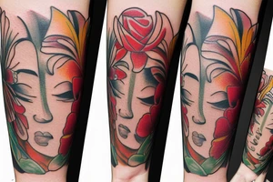 lily flower tattoo idea