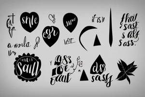 This too shall pass quote tattoo idea