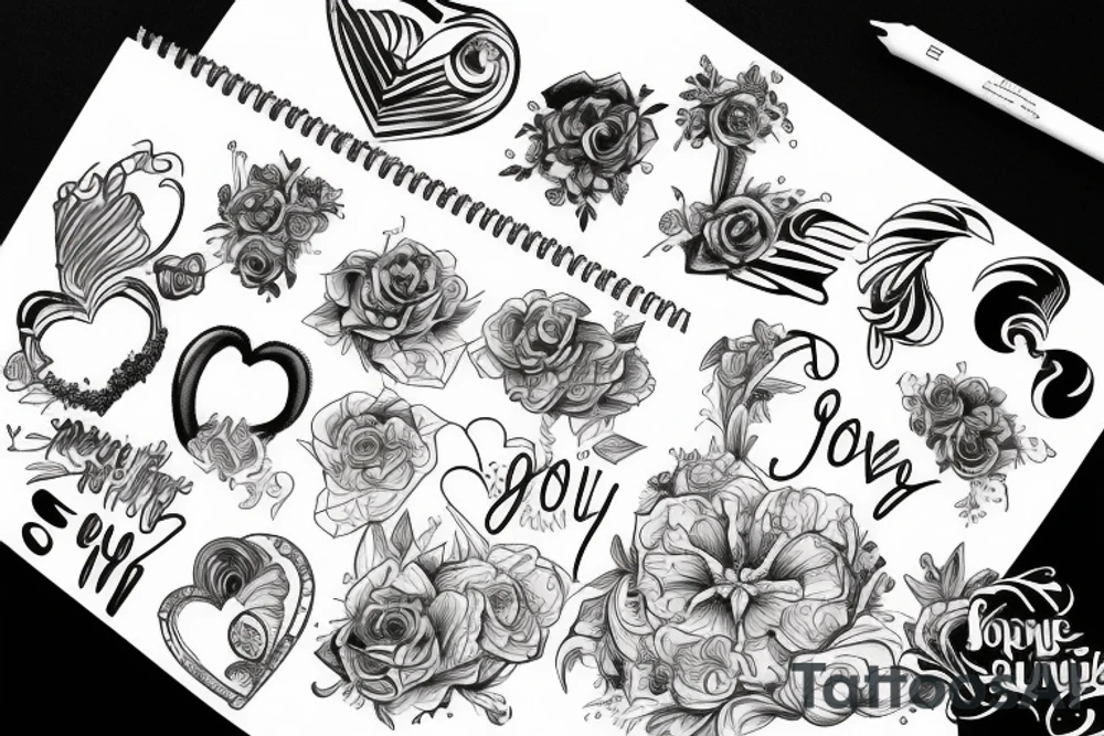 love you tattoo idea