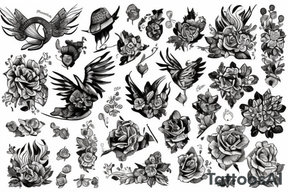 рыба карп кусает себя за хвост tattoo idea