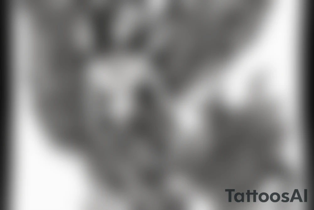 a fallen angel tattoo idea