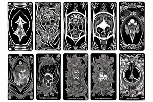 Karma and Death Tarot tattoo idea