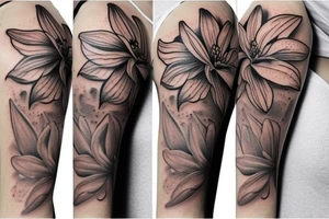 lily flower tattoo idea