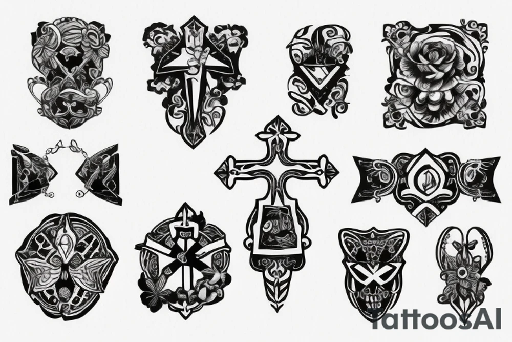 cross tattoo idea
