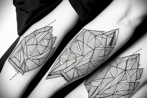 Ski, mountain tattoo idea