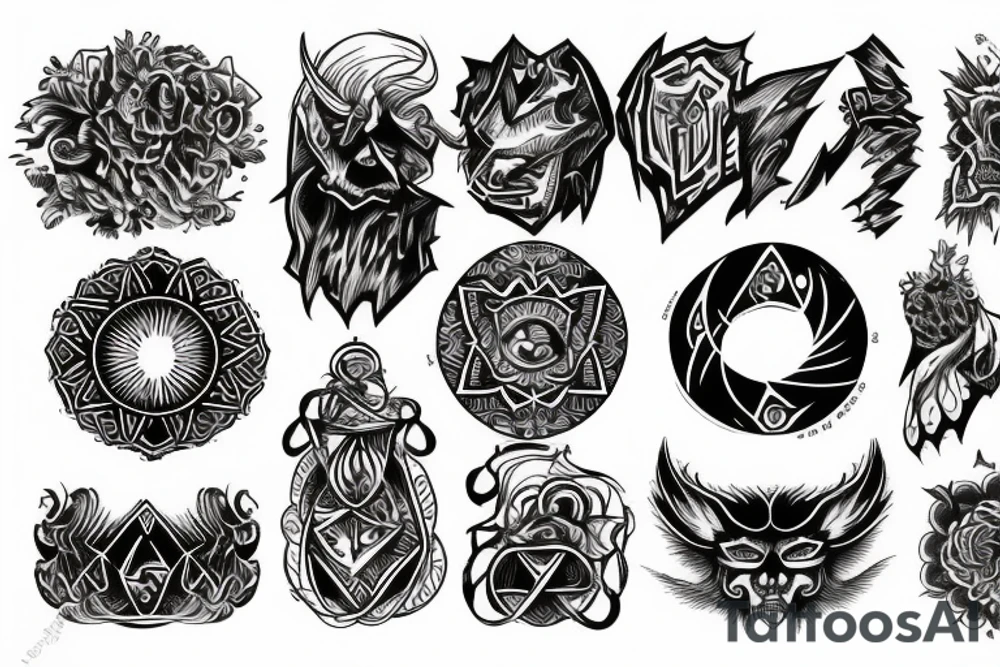 Ring of power tattoo idea