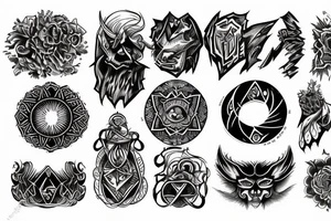 Ring of power tattoo idea