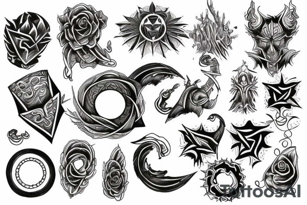 Ring of power tattoo idea