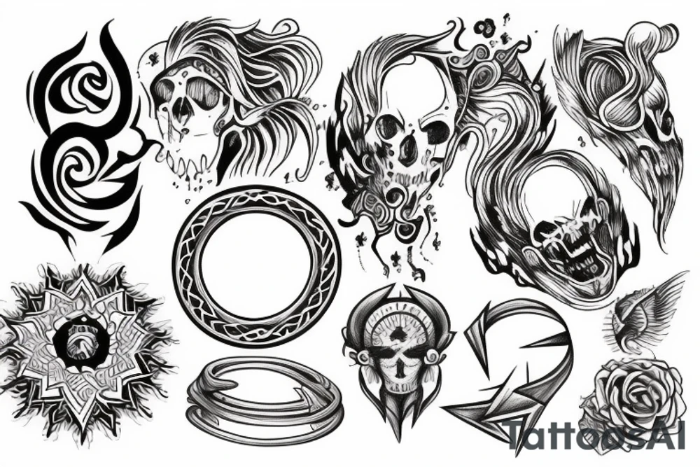 Ring of power tattoo idea